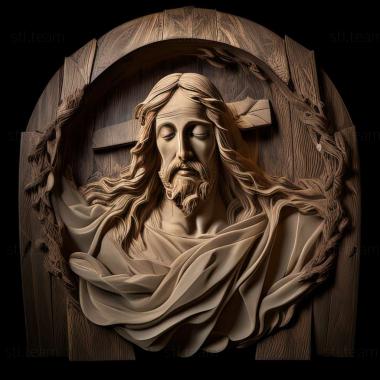 3D model jesus (STL)